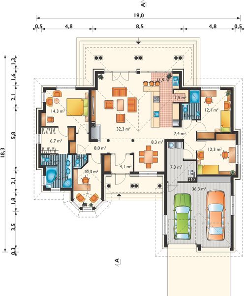 Parter projektu Arkadia (1400)