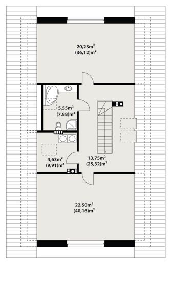 Poddasze projektu Bono 2