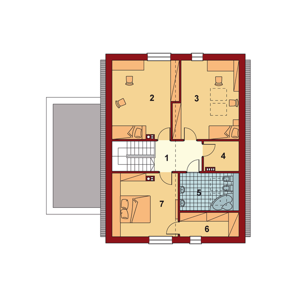 Poddasze projektu Intimo