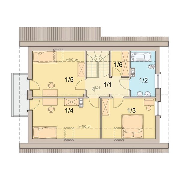 Poddasze projektu Kiwi
