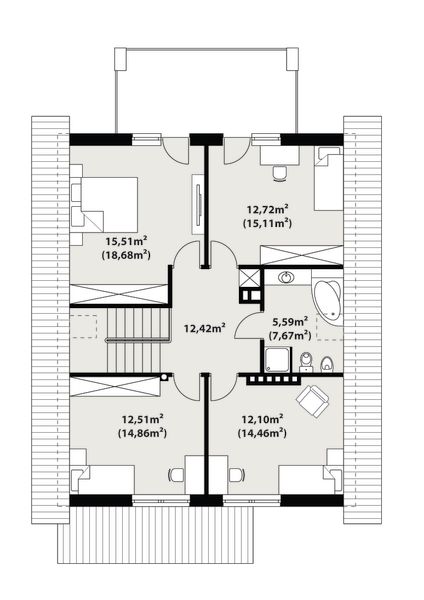 Poddasze projektu Sezamek
