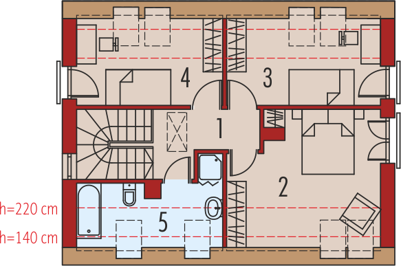 Poddasze projektu E12 II economic