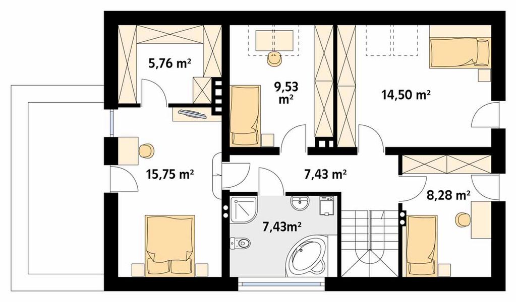 Poddasze projektu Calineczka 4