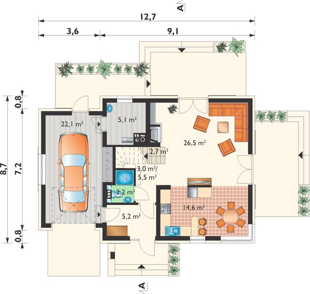 Parter projektu Malina Alfa - murowana – silikaty