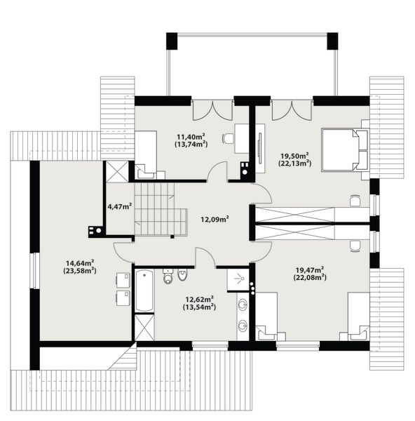 Poddasze projektu Dorian