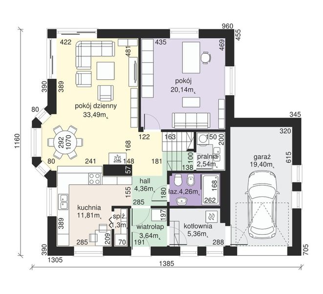 Parter projektu Dom przy Pomarańczowej 2