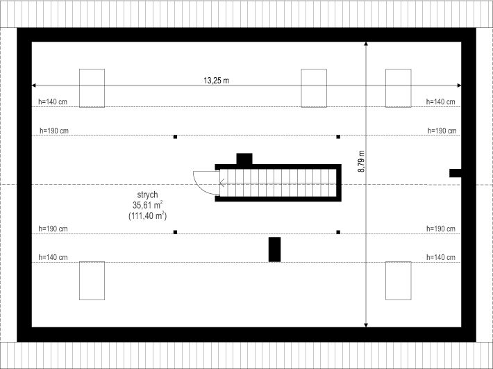 Poddasze projektu Oliwka 2
