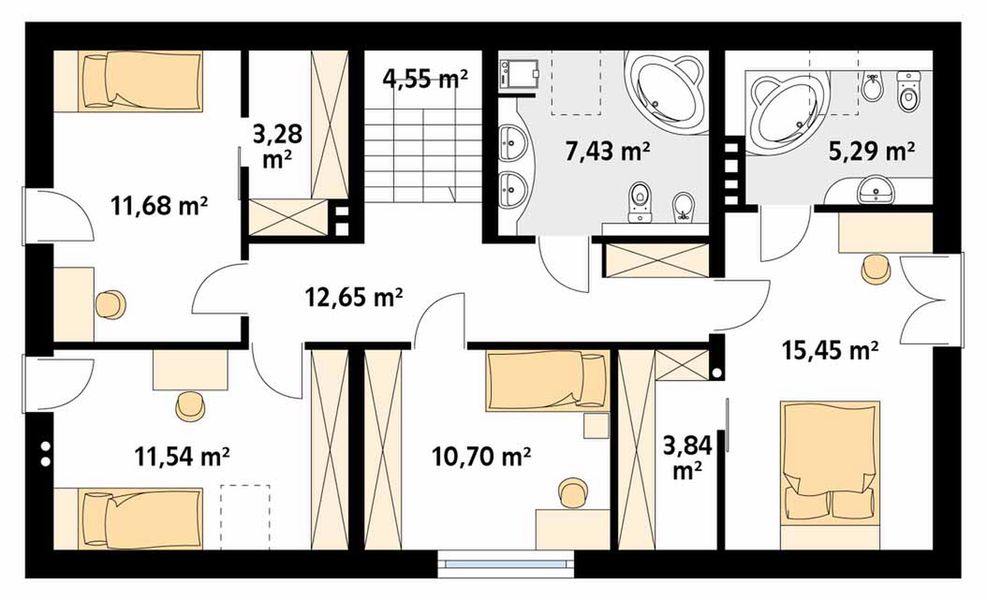 Poddasze projektu Jeżyna 2