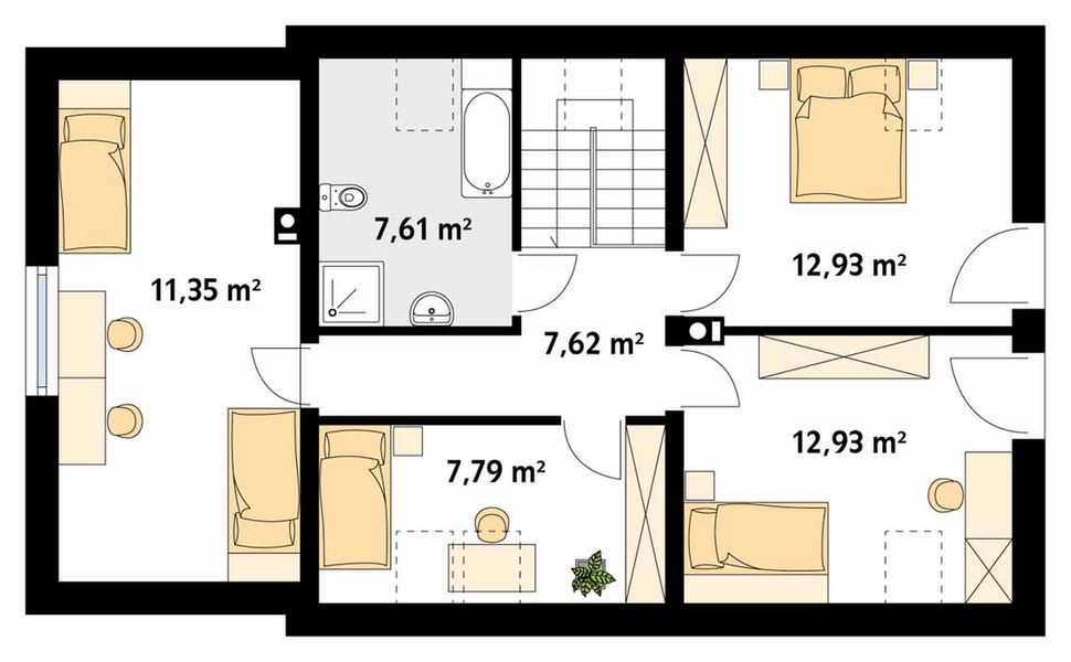 Poddasze projektu Azuryt 2