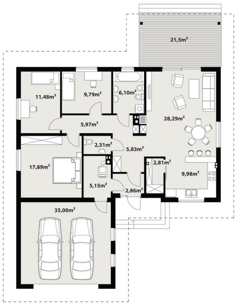 Parter projektu Abra 2 drewniana