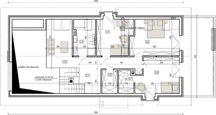 Poddasze projektu DN 009
