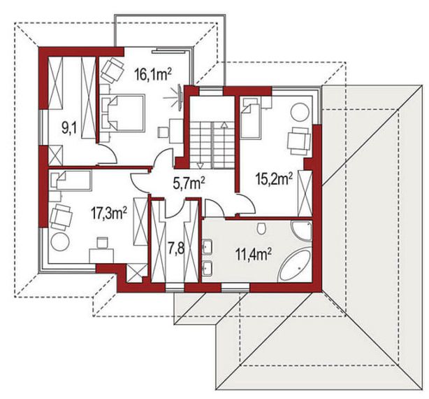 Piętro 1 projektu Boss A