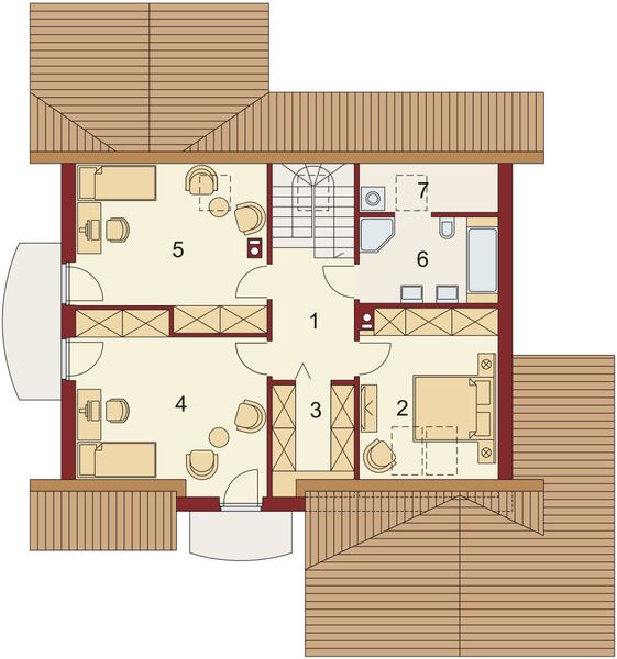 Poddasze projektu Wera 2 PS