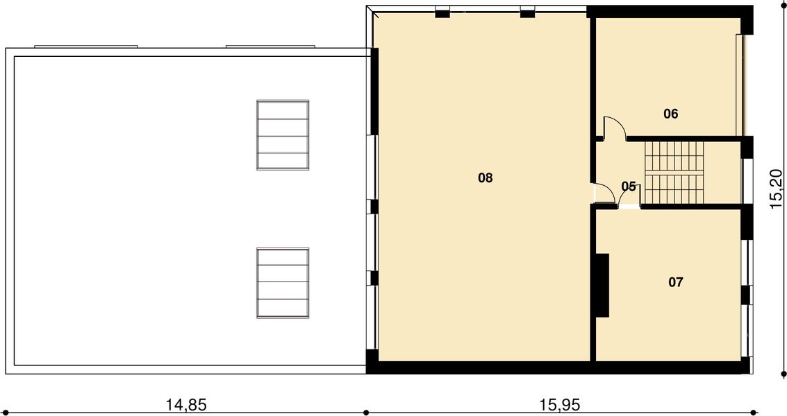 Piętro 1 projektu PS-SS-K4