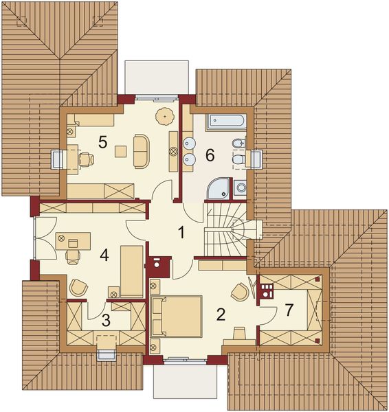 Poddasze projektu Meander