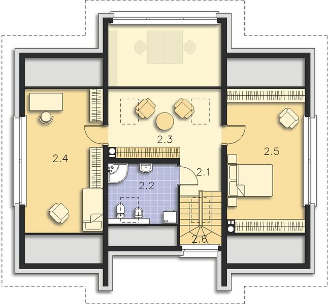 Poddasze projektu Tampa DCP317