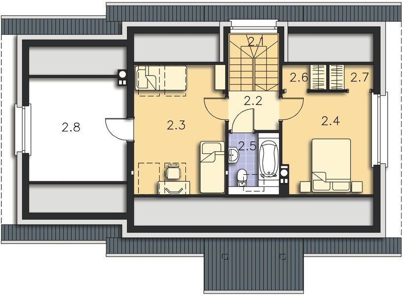 Poddasze projektu Narwik II LMP279a