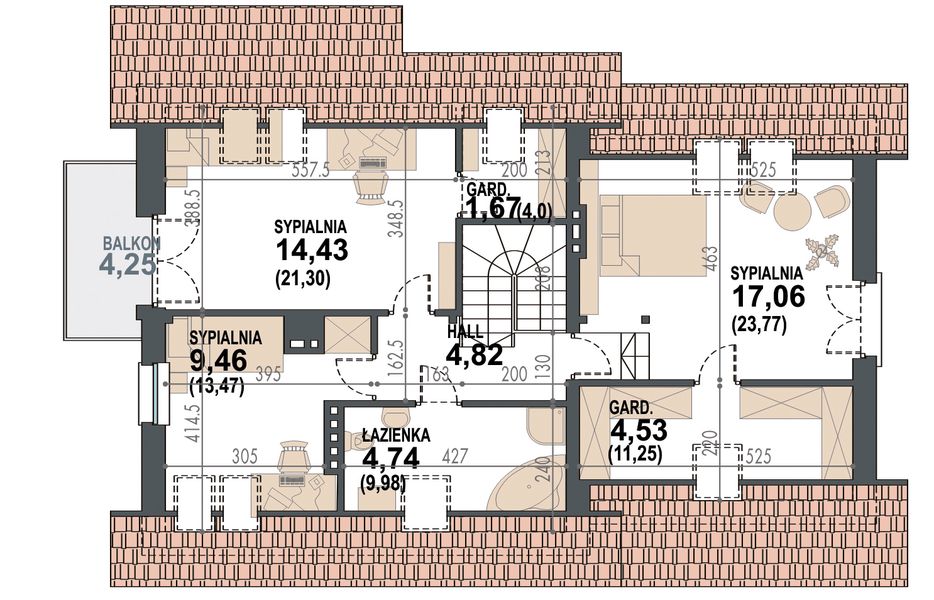 Poddasze projektu Tomcio 2G