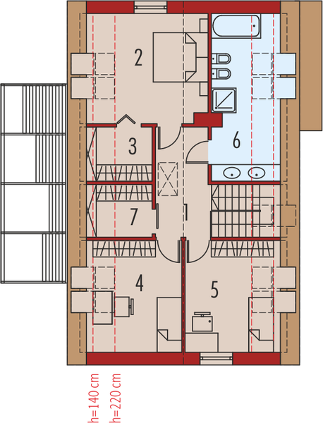 Poddasze projektu EX 16 soft