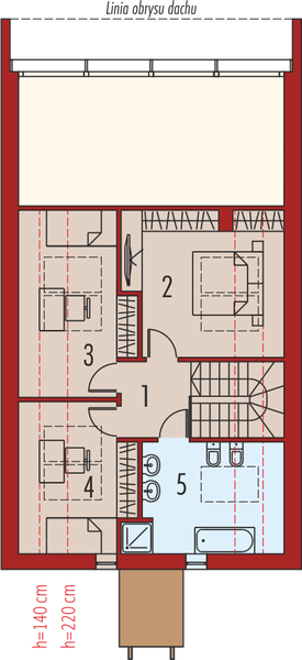 Poddasze projektu EX 14 soft energo