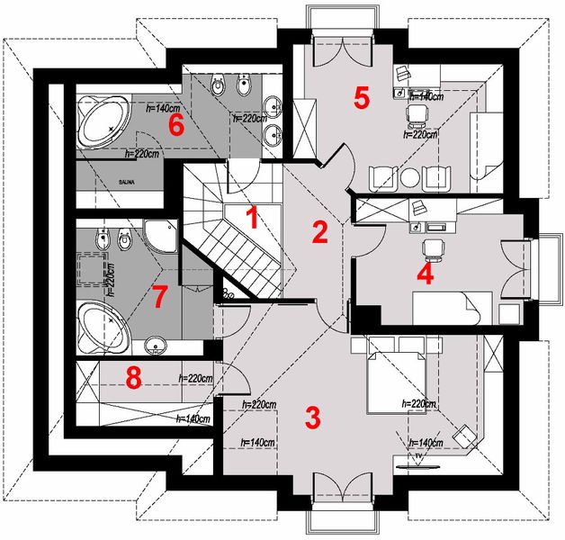Poddasze projektu D209B