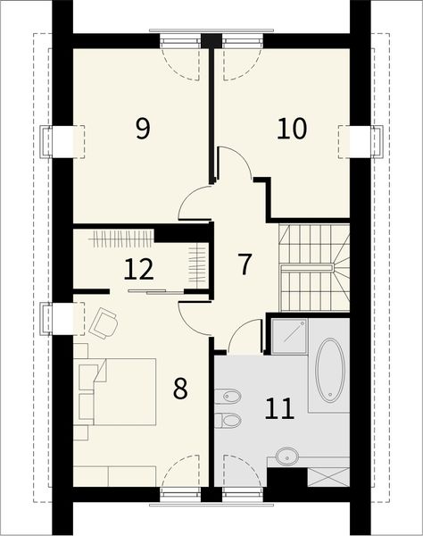 Poddasze projektu Decorum