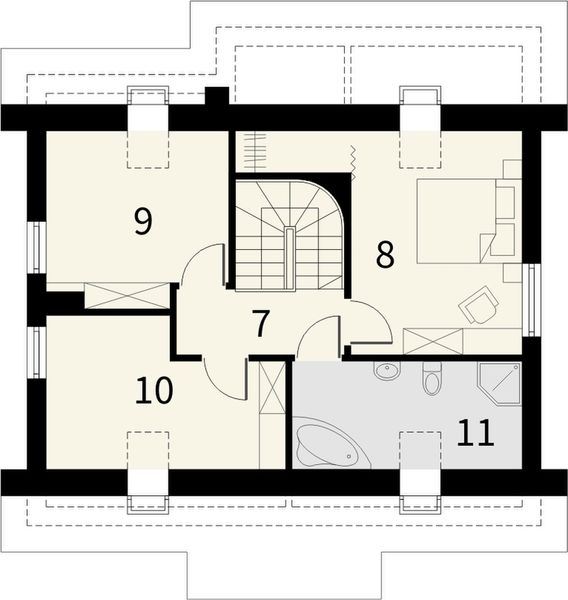 Poddasze projektu Rarytas