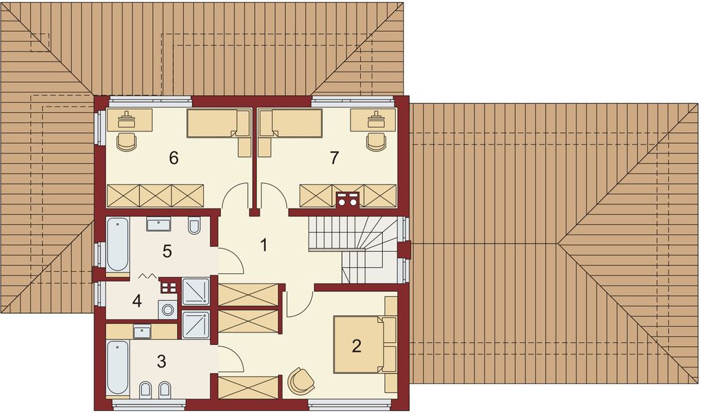 Piętro 1 projektu Faros 2