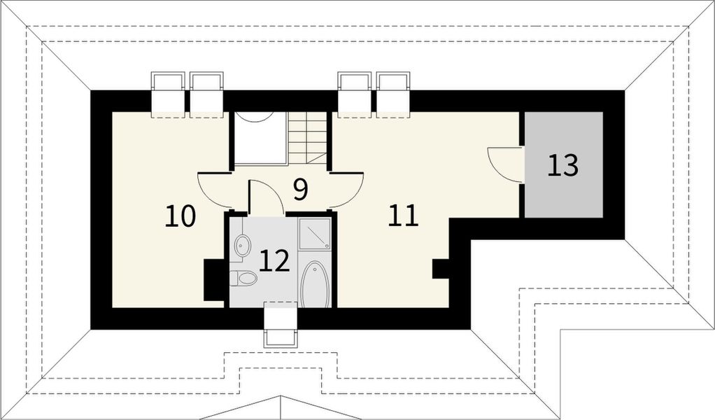 Poddasze projektu Patyna