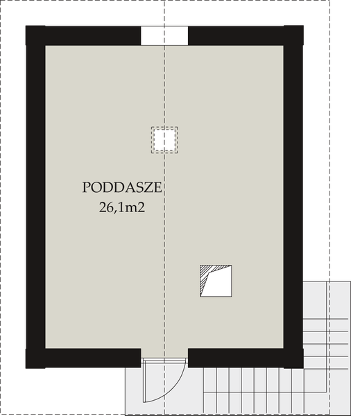 Poddasze projektu WB-3521