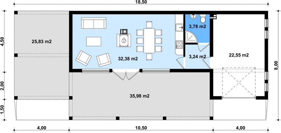 Parter projektu G182 - Budynek rekreacyjny