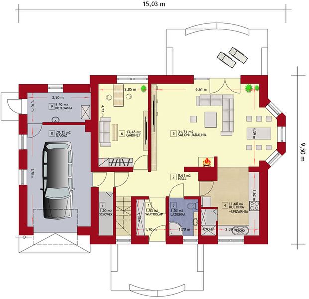 Parter projektu Dom w Kalifornii