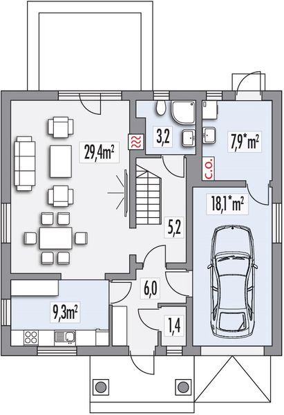 Parter projektu Harmonia 100 MDM wersja A