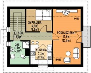 Poddasze projektu WB-3884