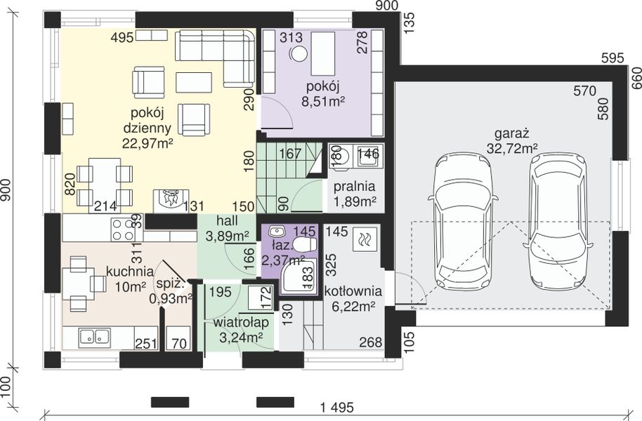 Parter projektu Dom przy Cyprysowej 36