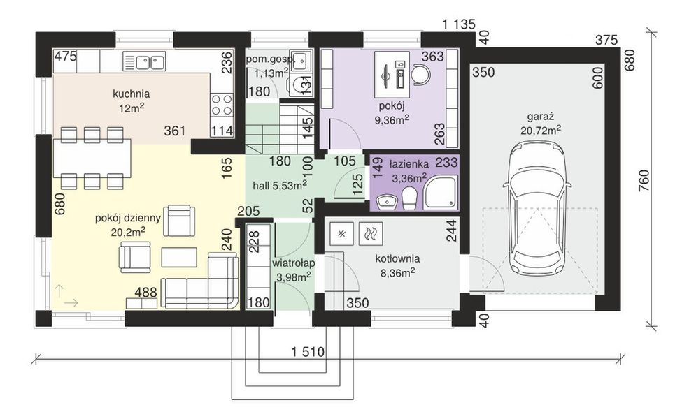 Parter projektu Dom przy Alabastrowej 27