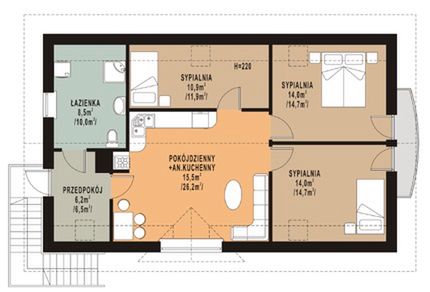 Poddasze projektu WB-3750