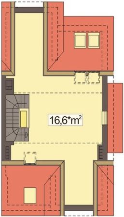 Poddasze II projektu Mozaika segment skrajny prawy