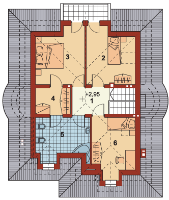 Poddasze projektu K2
