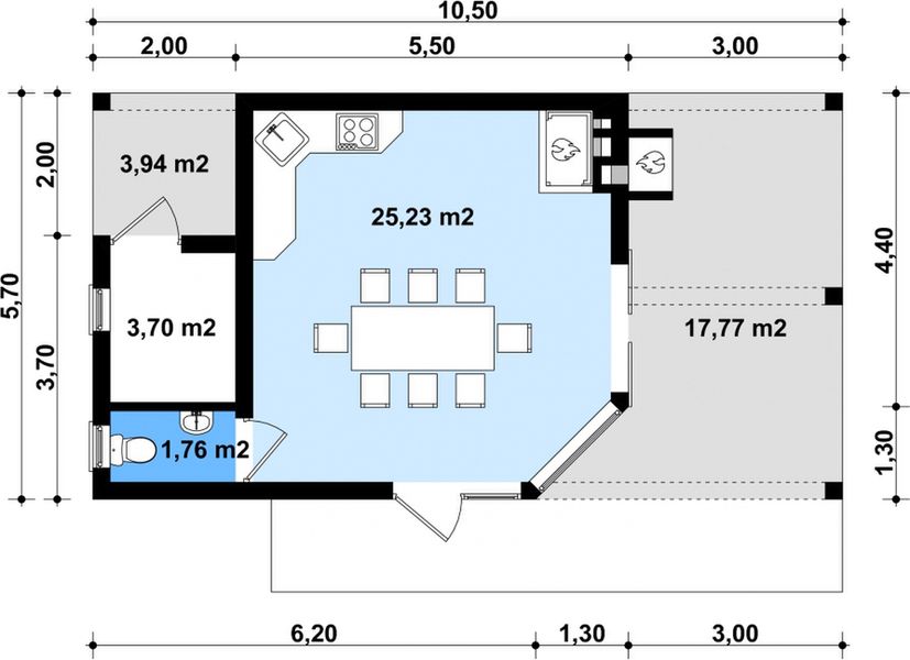 Parter projektu G177 - Budynek rekreacyjny