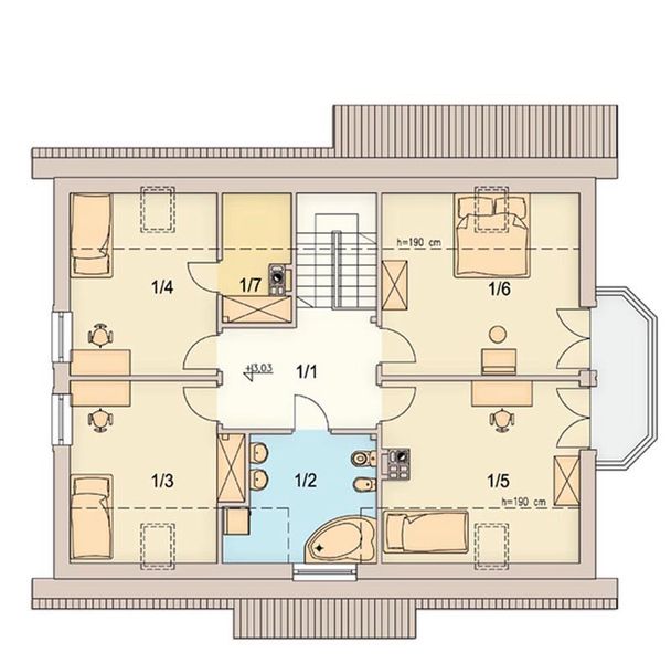 Poddasze projektu Marcepan PS (paliwo stałe)