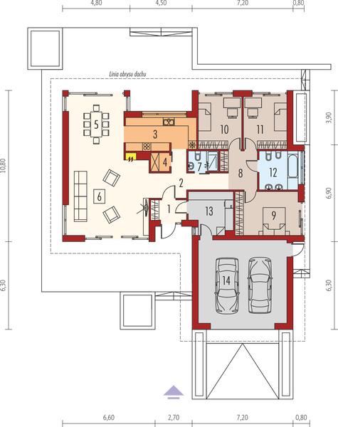 Parter projektu Dominik II G2 (wersja B)