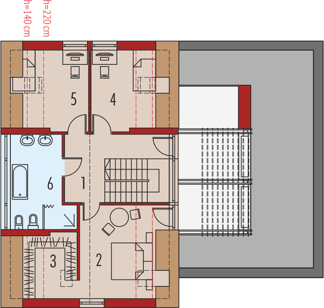 Poddasze projektu Neo II G1 energo