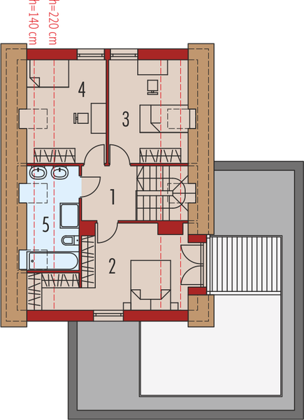 Poddasze projektu E13 III G1 economic