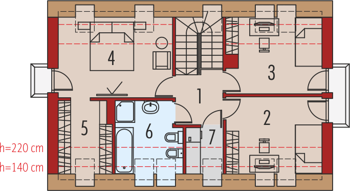 Poddasze projektu E11 multi-comfort