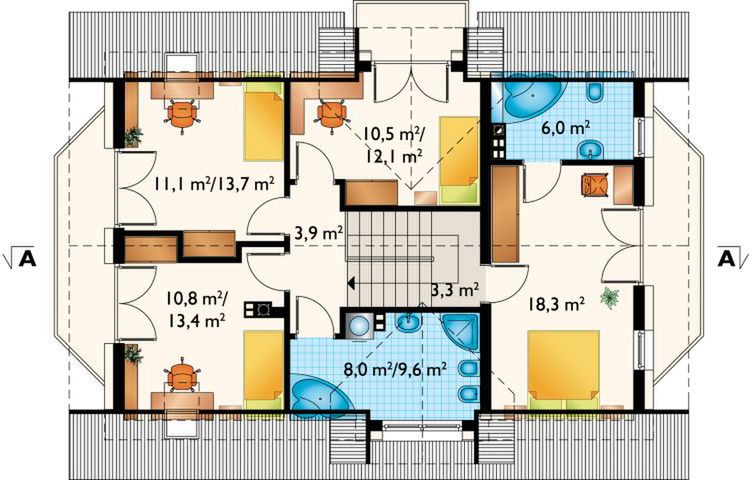 Poddasze projektu Zojka Stok (1469)