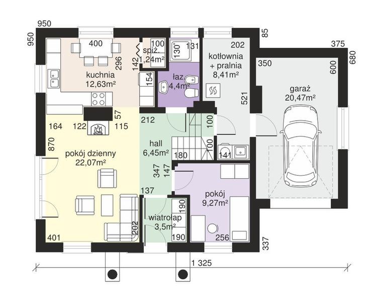 Parter projektu Dom przy Cyprysowej 40