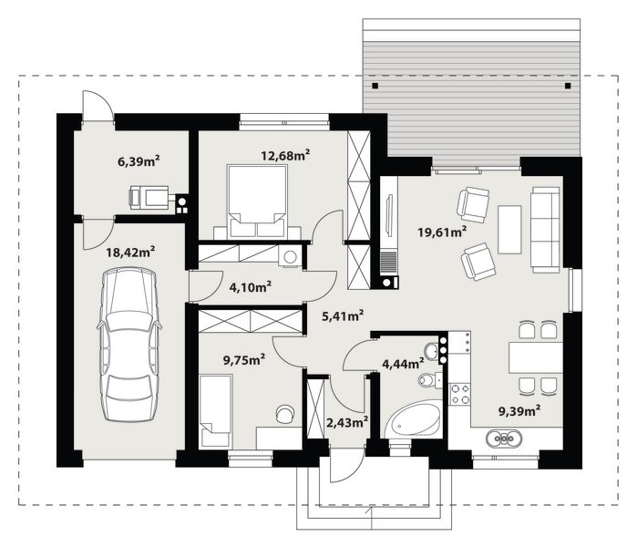 Parter projektu Gaja 2 drewniana
