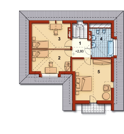 Poddasze projektu AD-16
