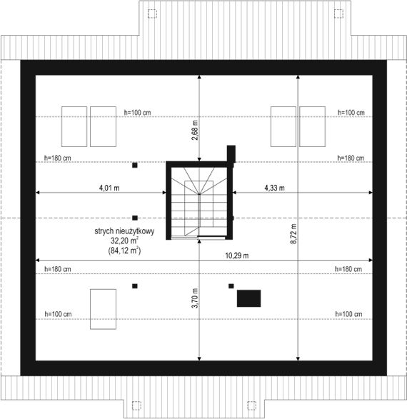Poddasze projektu Żabka 3